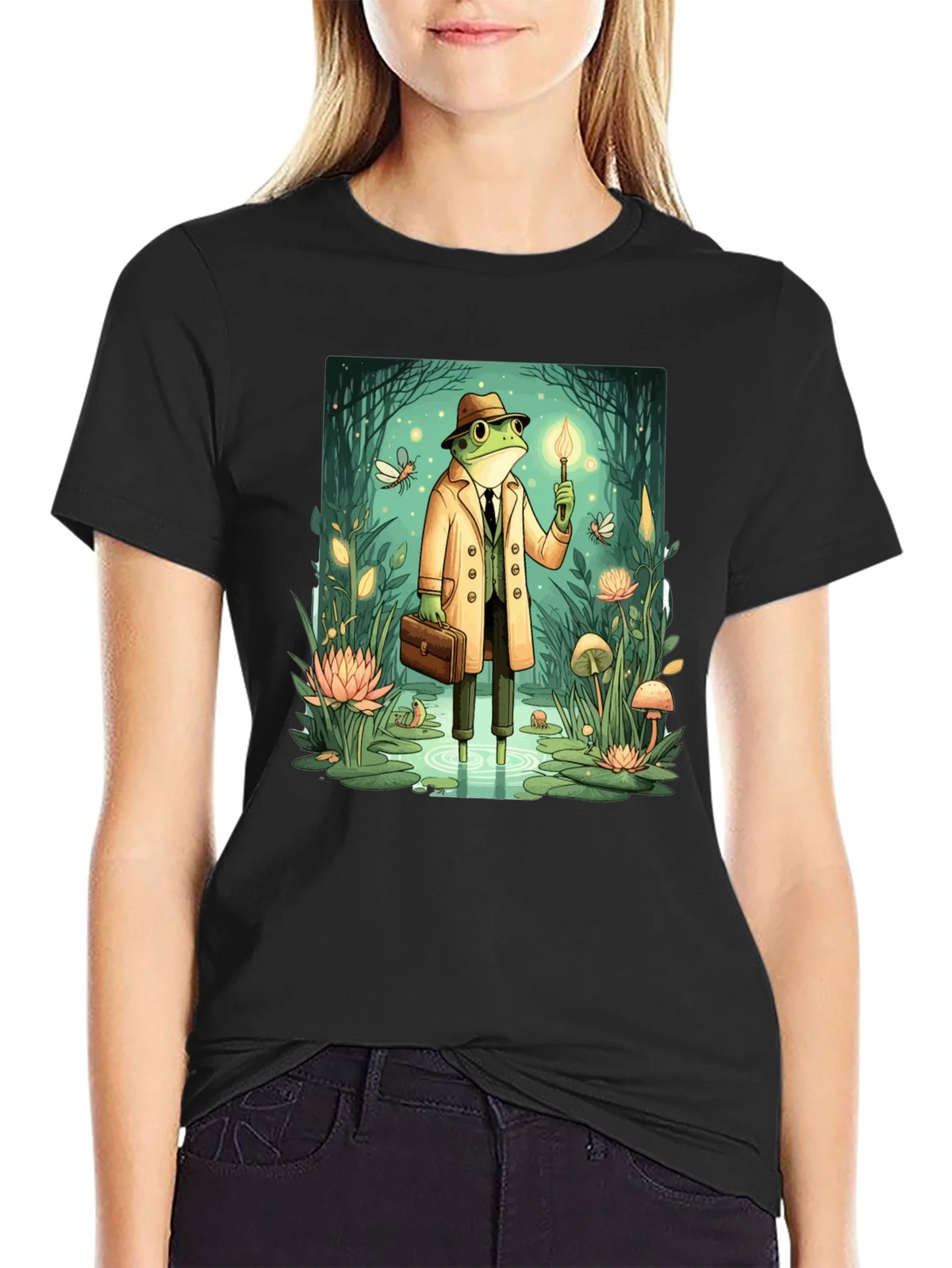 Detective Frog T-Shirt product image 2