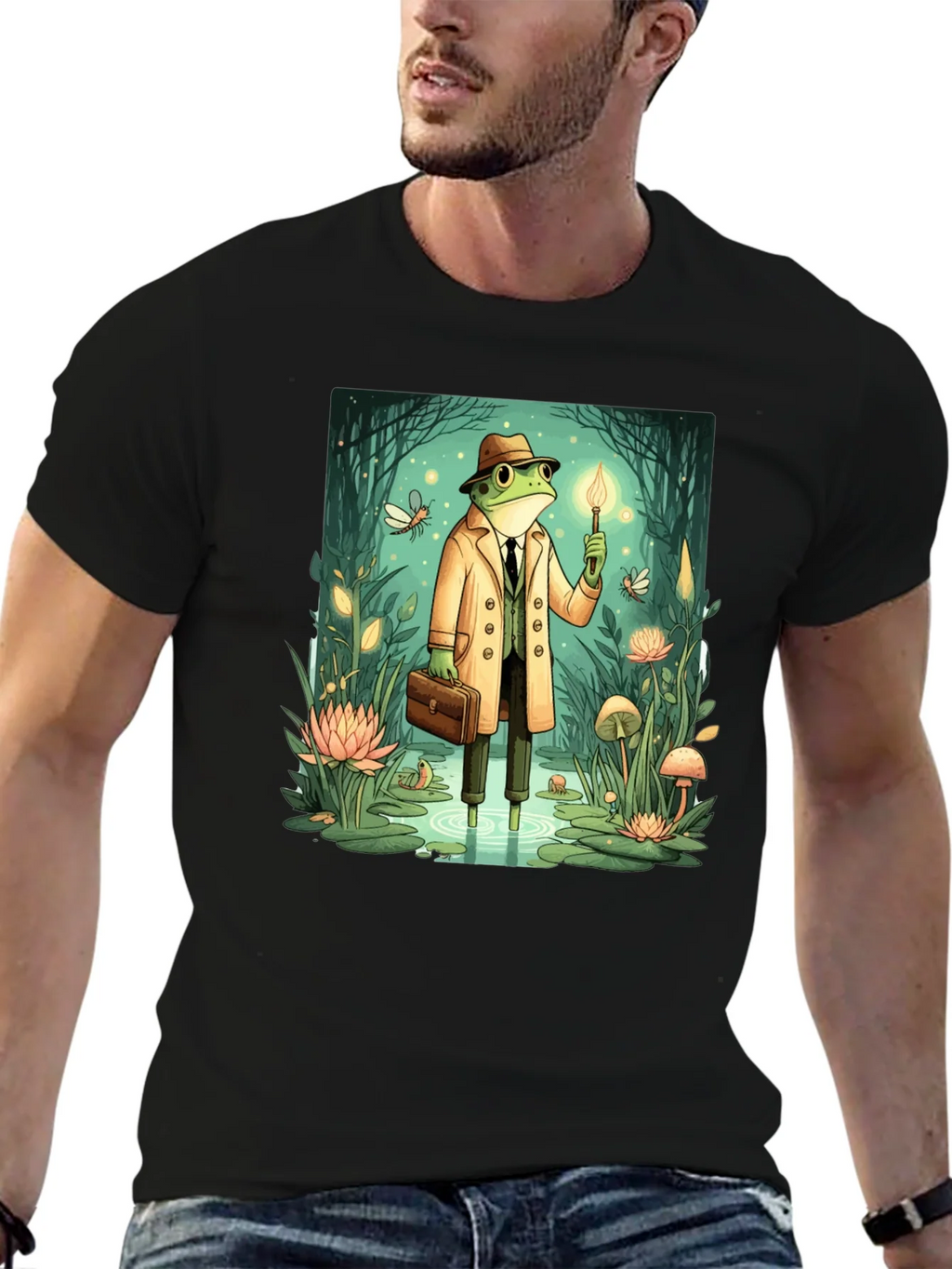 Detective Frog T-Shirt product image 6