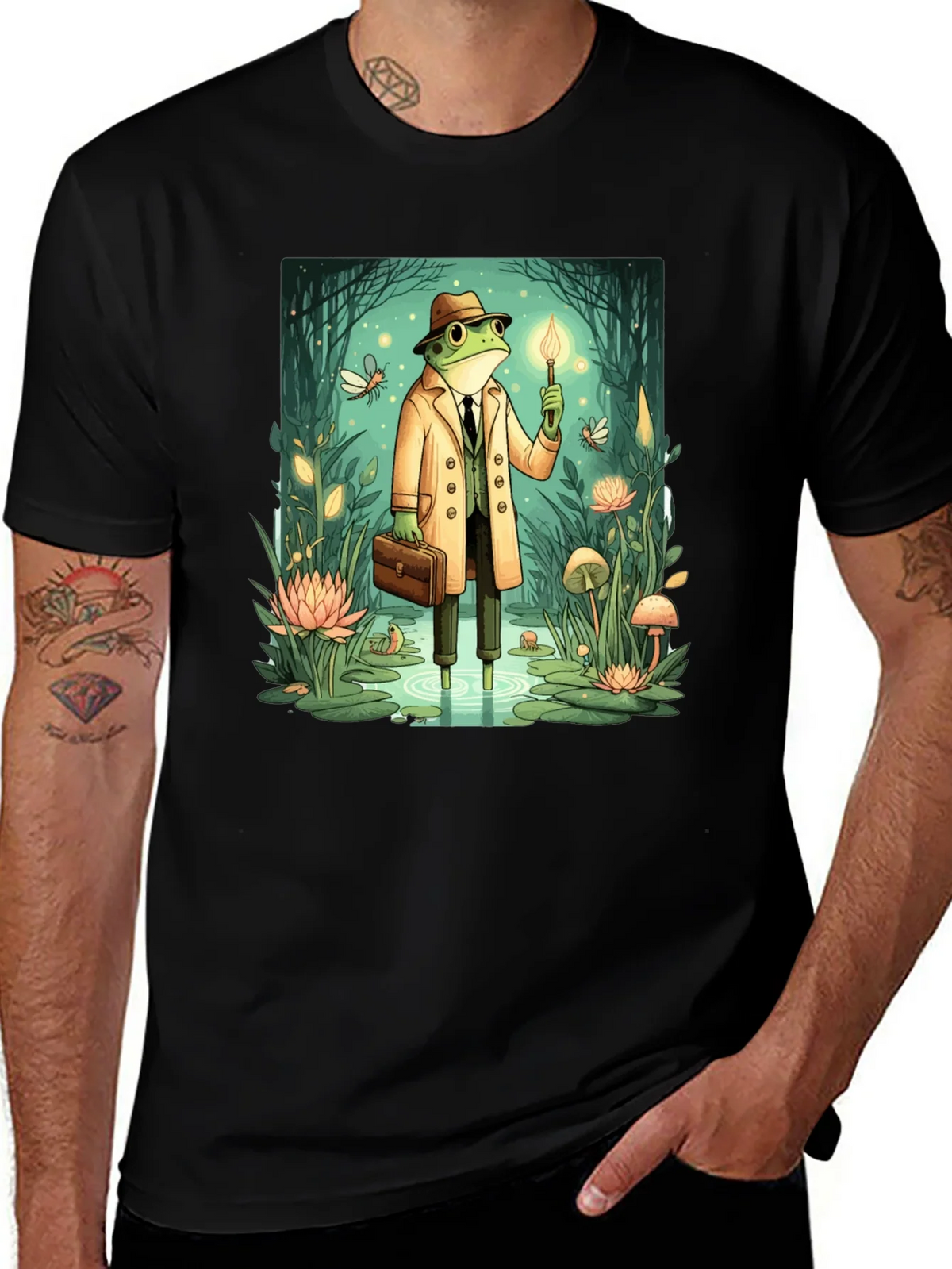 Detective Frog T-Shirt product image 1