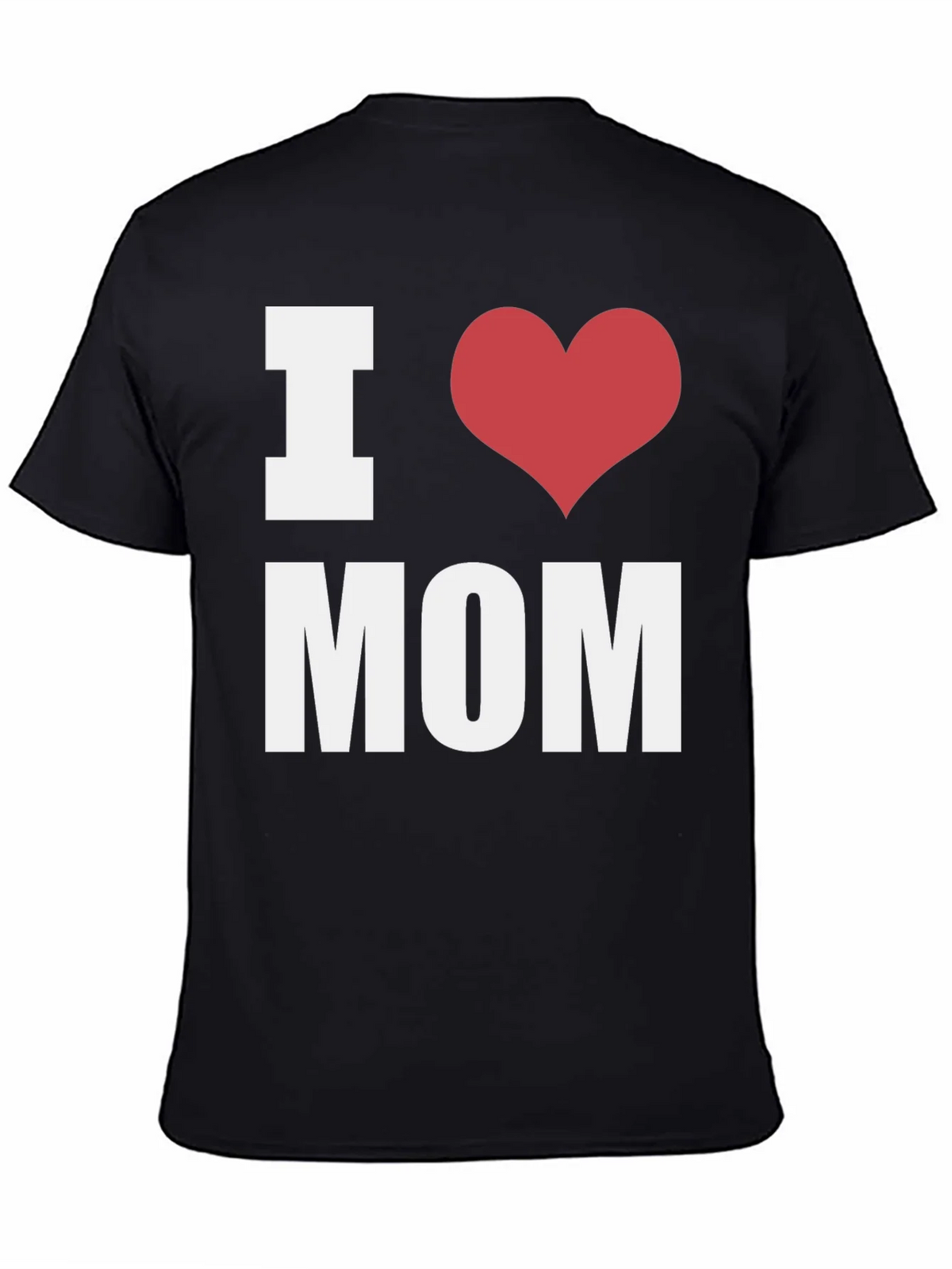 I Heart Mom T-Shirt - Black - Mens Fashion product image 4