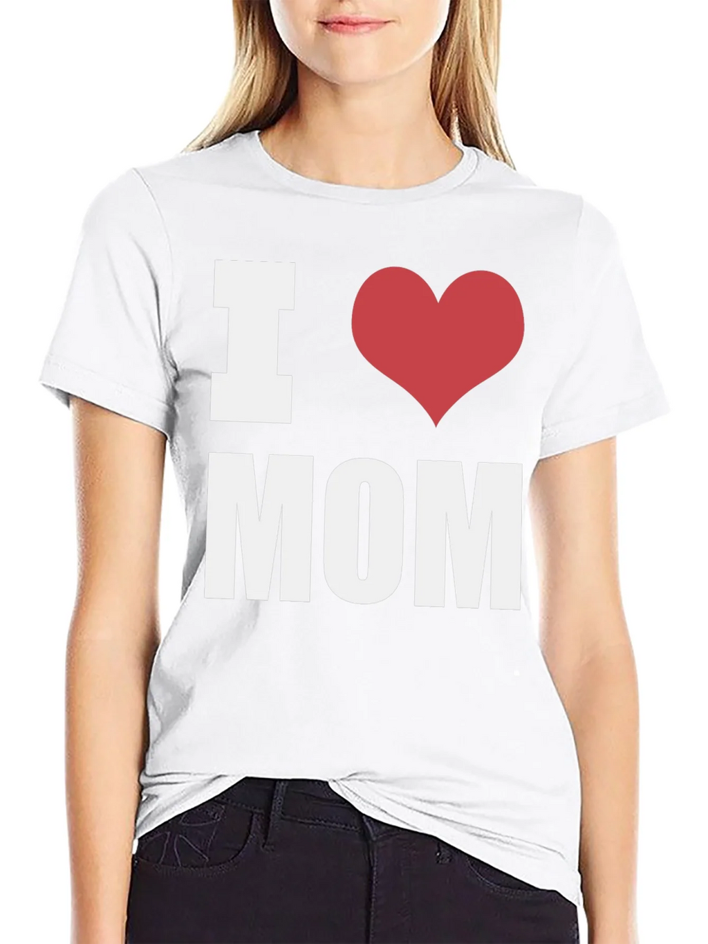 I Heart Mom T-Shirt - Black - Mens Fashion product image 8