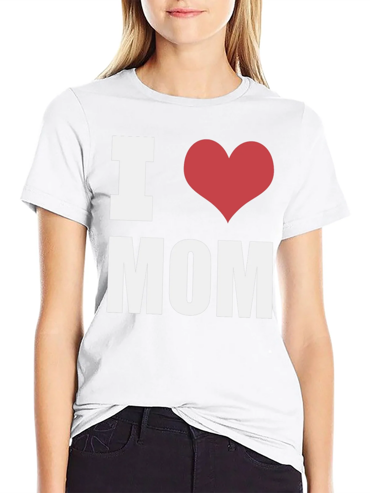 I Heart Mom T-Shirt - Black - Mens Fashion product image 8