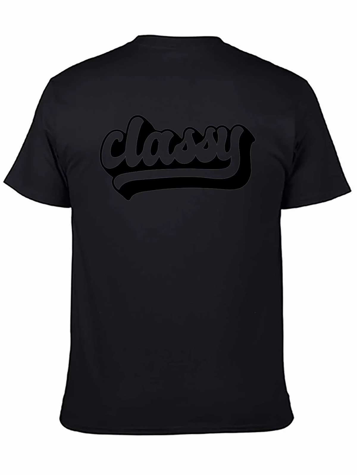 Classy Black Crew Neck T-Shirt product image 4