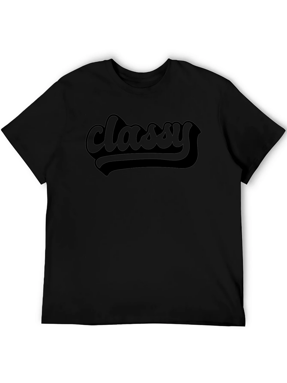 Classy Black Crew Neck T-Shirt product image 5