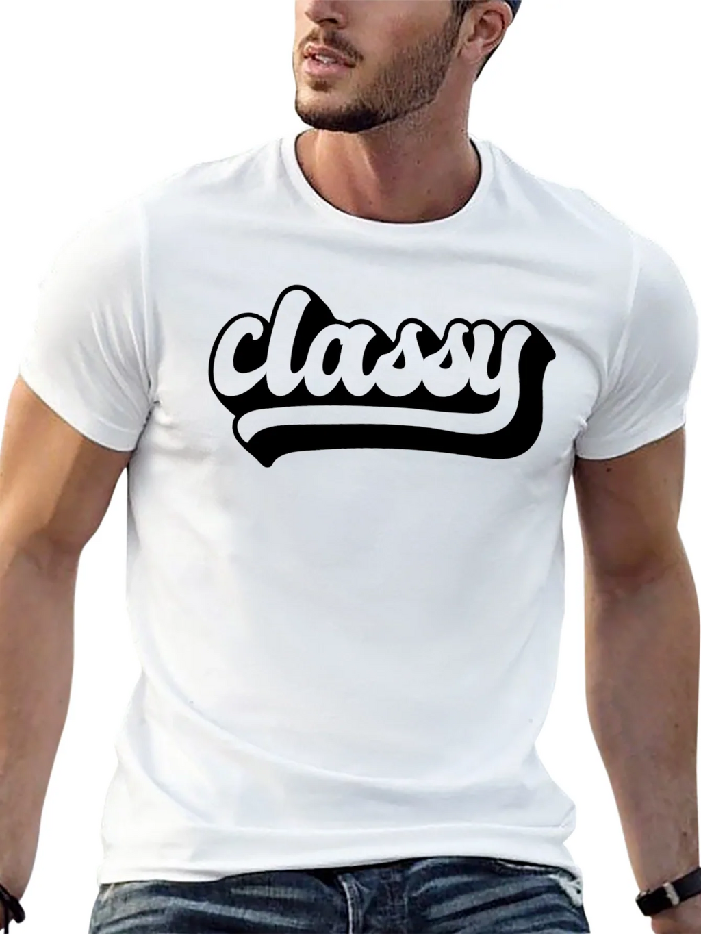 Classy Black Crew Neck T-Shirt product image 12