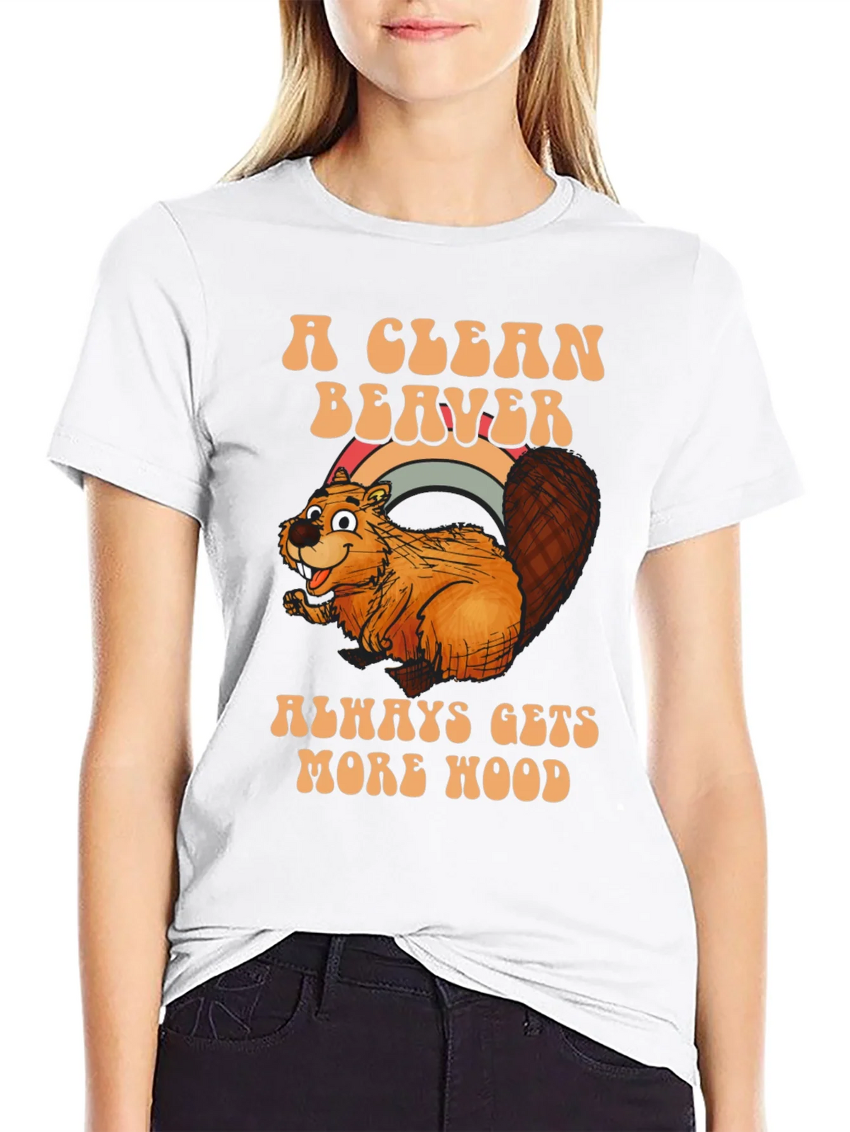 A Clean Beaver Gets More Wood T-Shirt product image 8