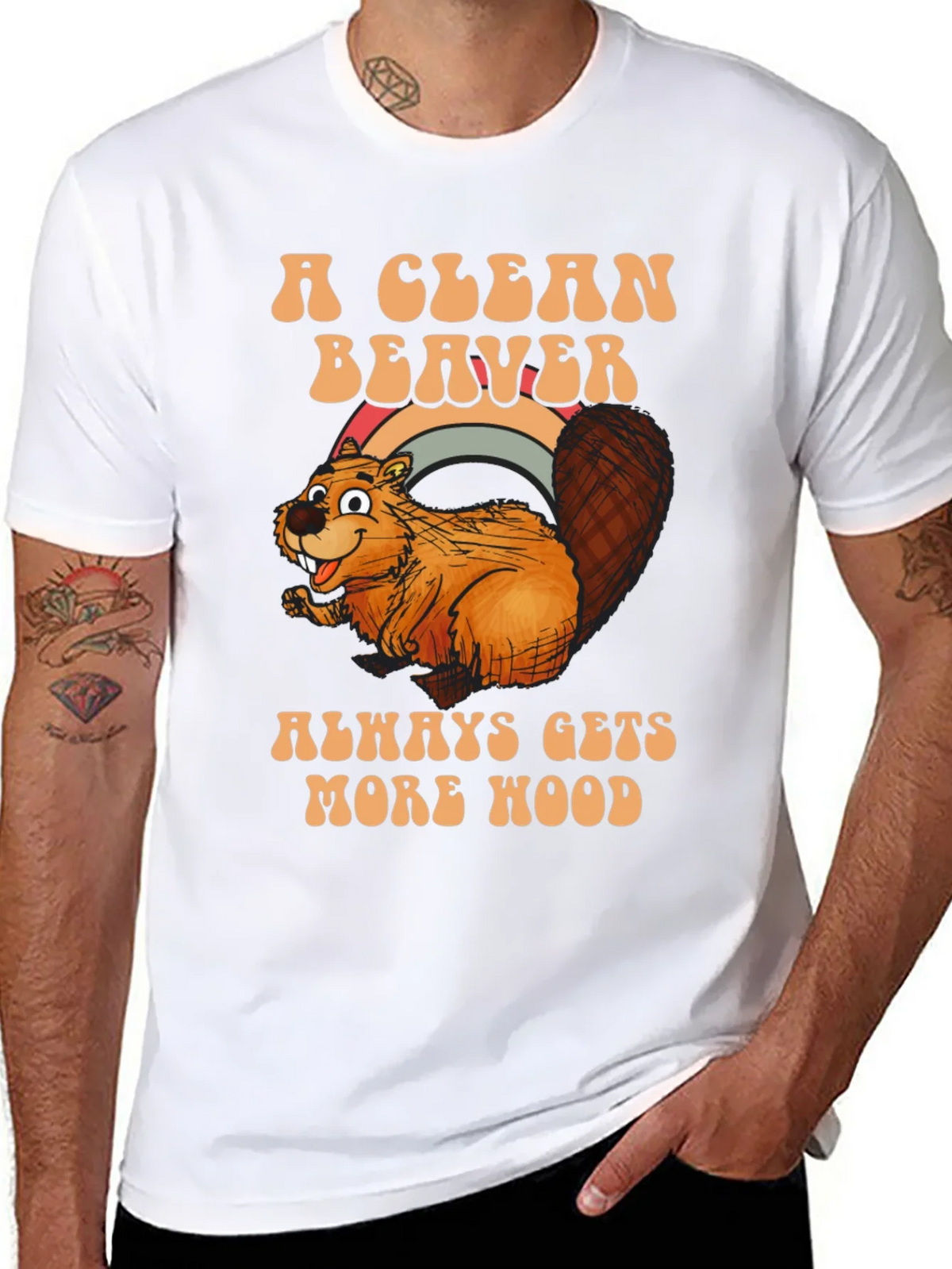 A Clean Beaver Gets More Wood T-Shirt product image 7
