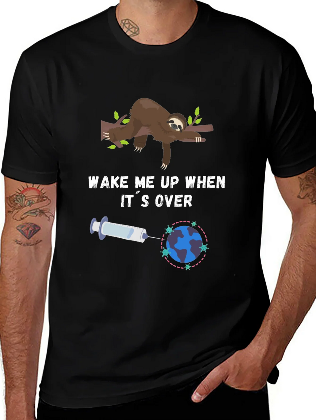 Wake Me Up When Its Over Graphic Tee product image 1