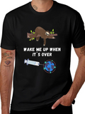 Wake Me Up When Its Over Graphic Tee product image 1