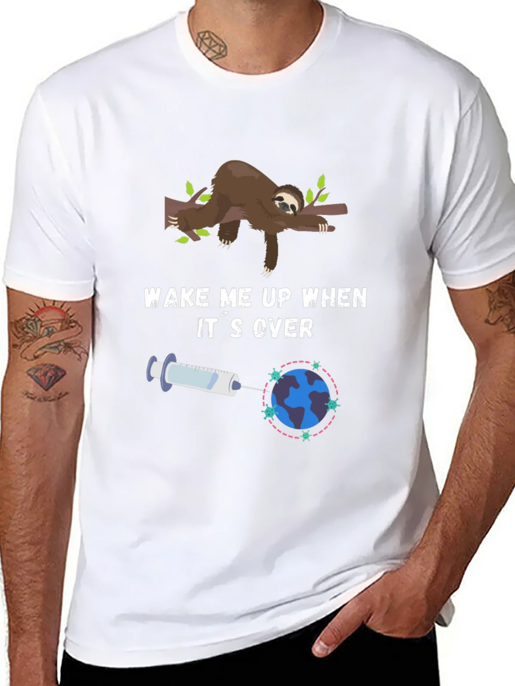 Wake Me Up When Its Over Graphic Tee product image 7