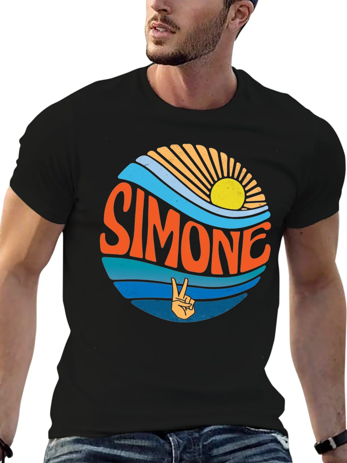 Simone Retro Graphic T-Shirt - Vintage Inspired Tee product image 6