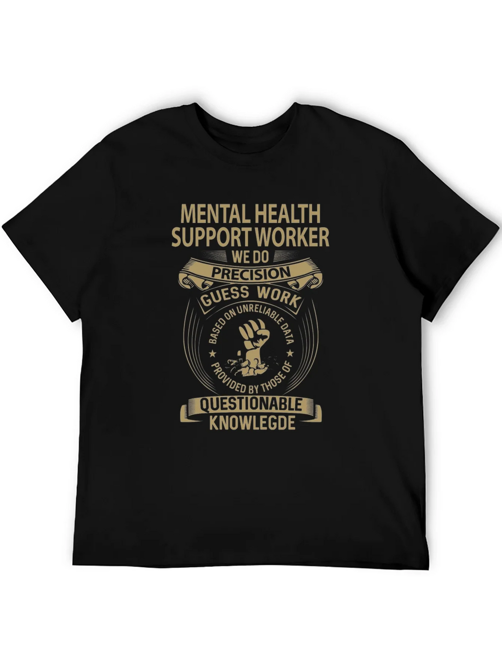 Mental Health Support Worker Novelty T-Shirt product image 4