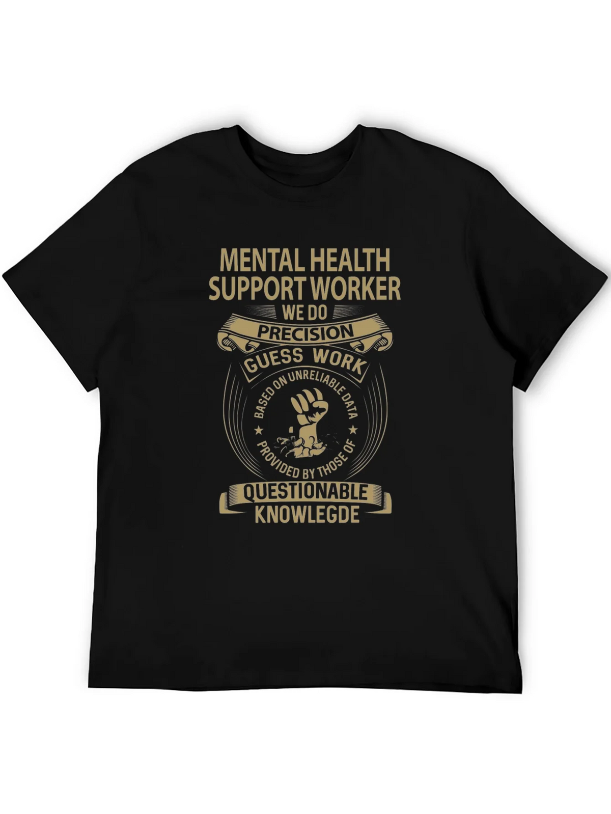 Mental Health Support Worker Novelty T-Shirt product image 4