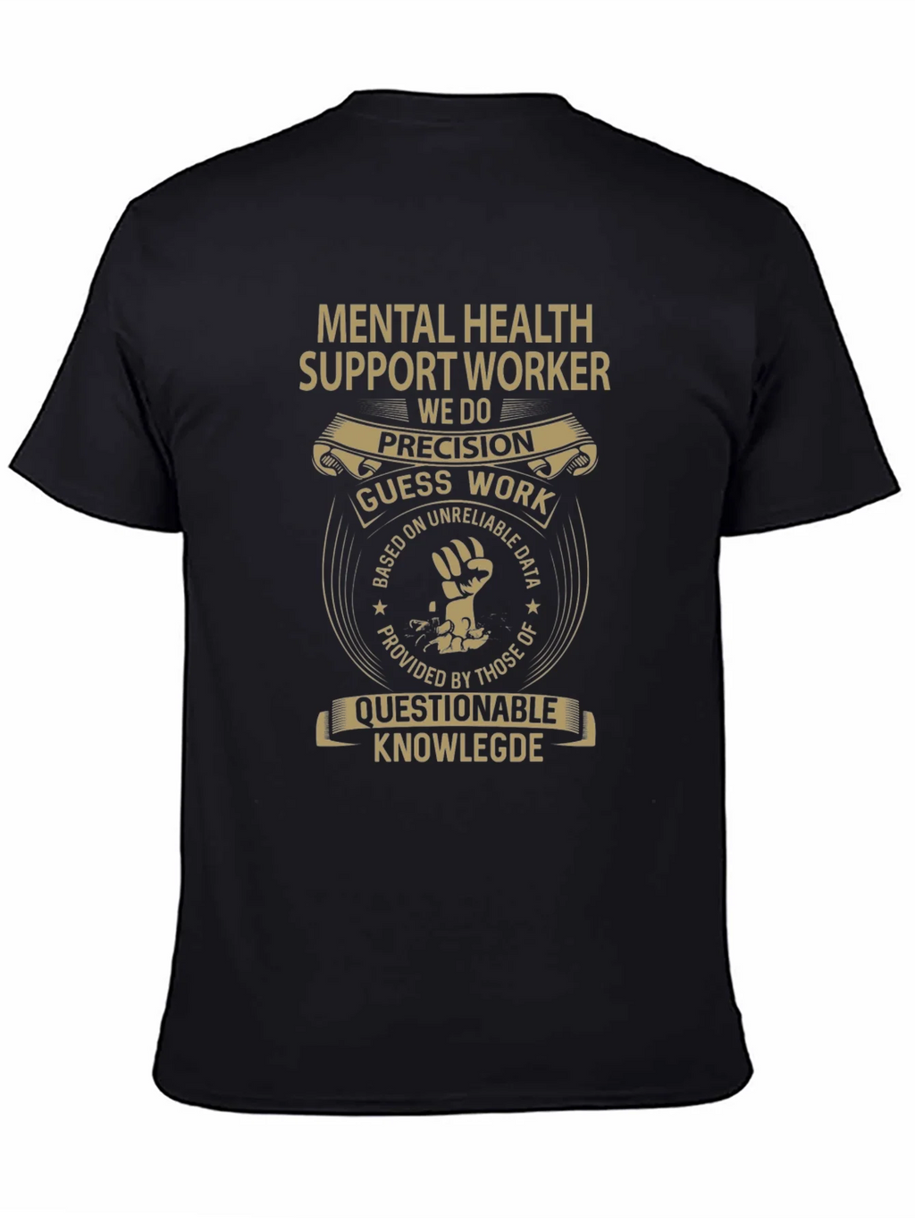 Mental Health Support Worker Novelty T-Shirt product image 3