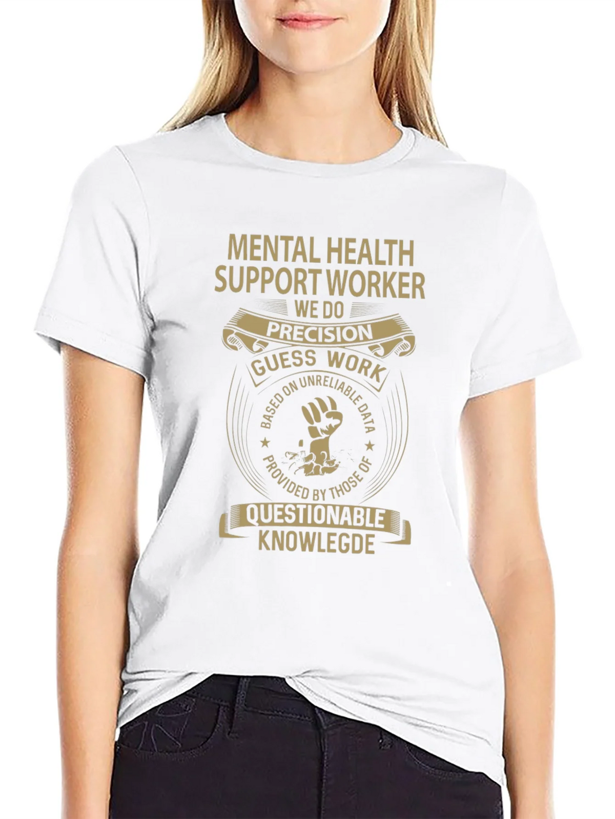 Mental Health Support Worker Novelty T-Shirt product image 6