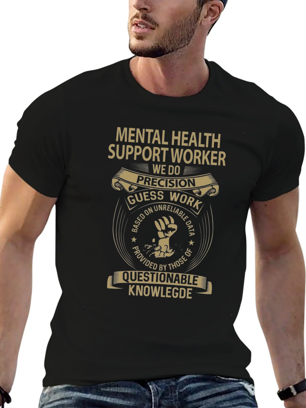 Mental Health Support Worker Novelty T-Shirt product image 5