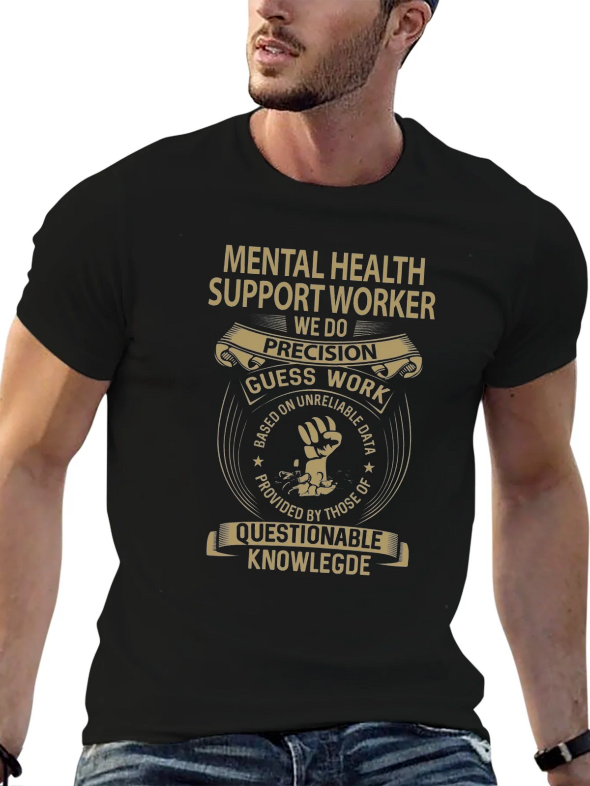 Mental Health Support Worker Novelty T-Shirt product image 5