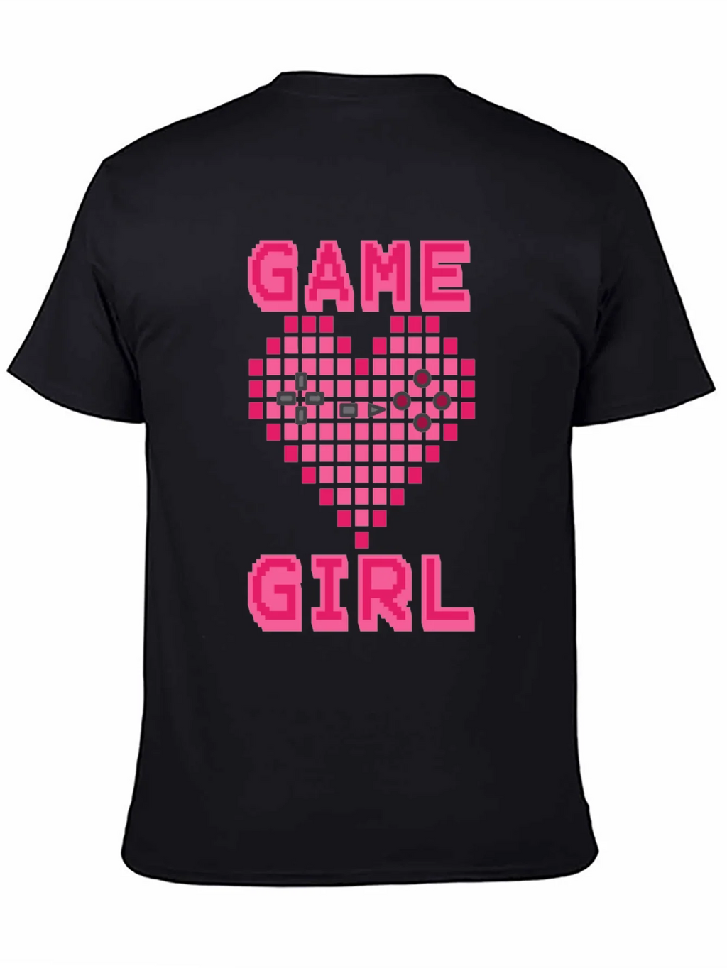 Game Girl Pixel Heart Graphic Tee - Gamer Gift product image 4