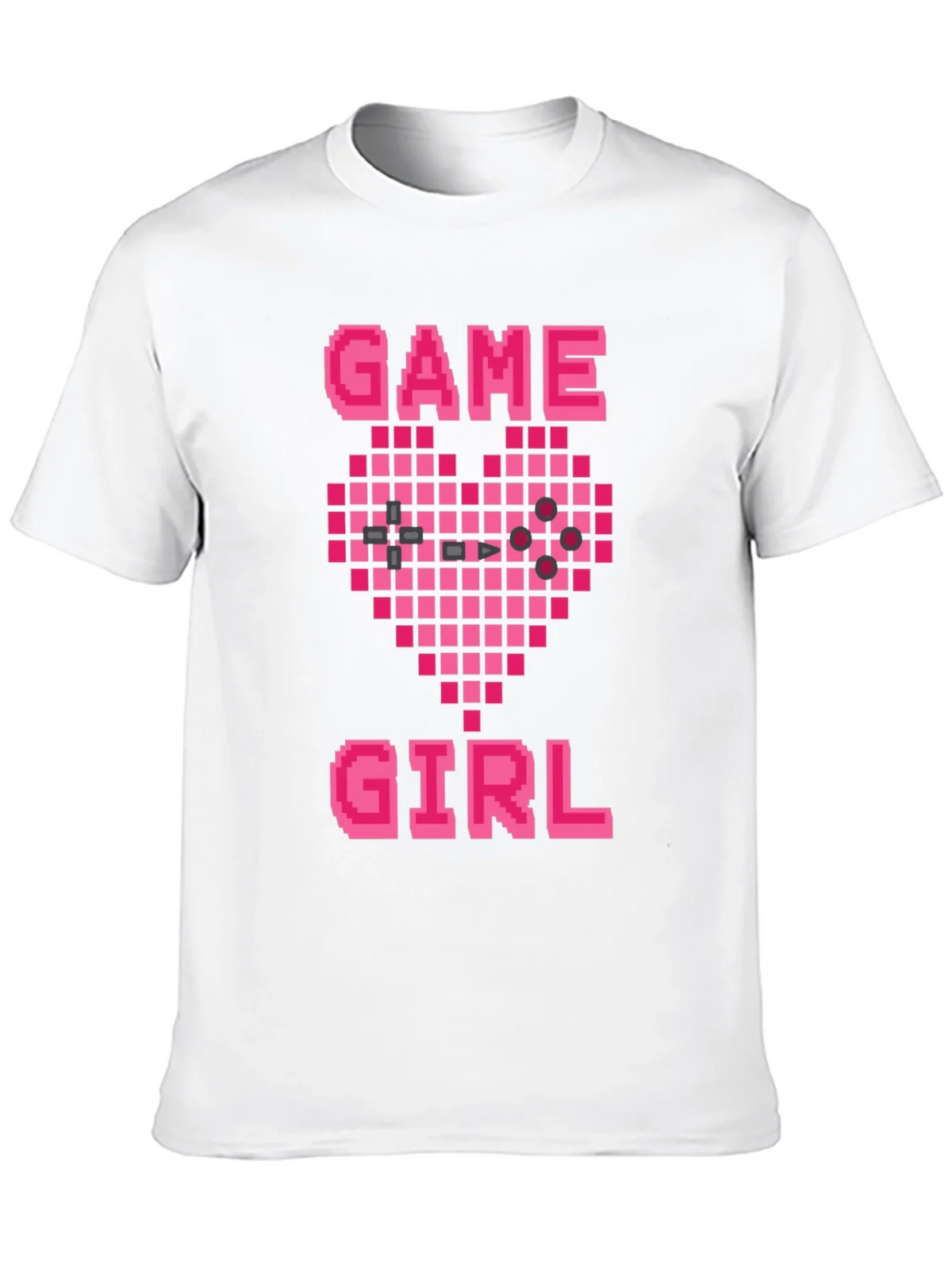 Game Girl Pixel Heart Graphic Tee - Gamer Gift product image 9