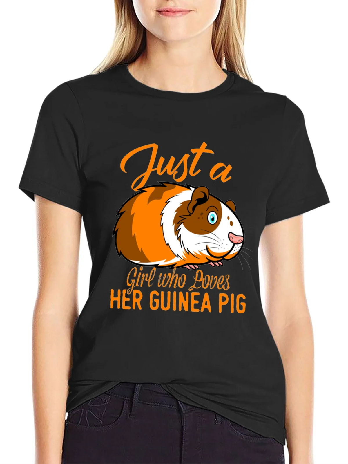 Just a Girl Who Loves Her Guinea Pig T-Shirt product image 2