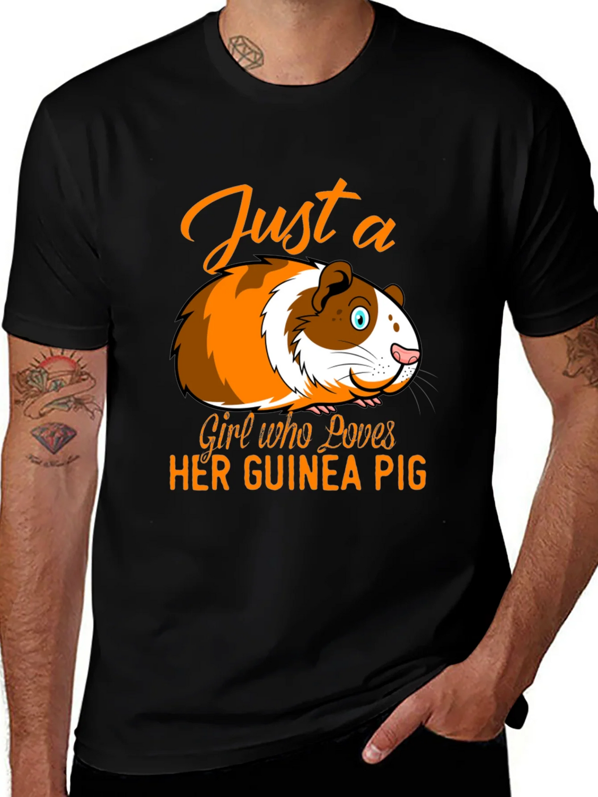 Just a Girl Who Loves Her Guinea Pig T-Shirt product image 1