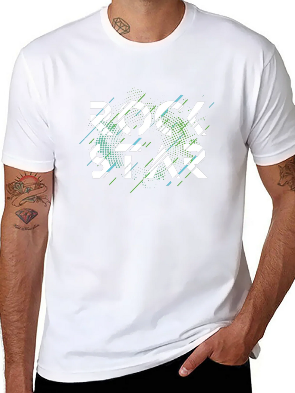 Rock Star Graphic Tee - Mens Black T-Shirt product image 7