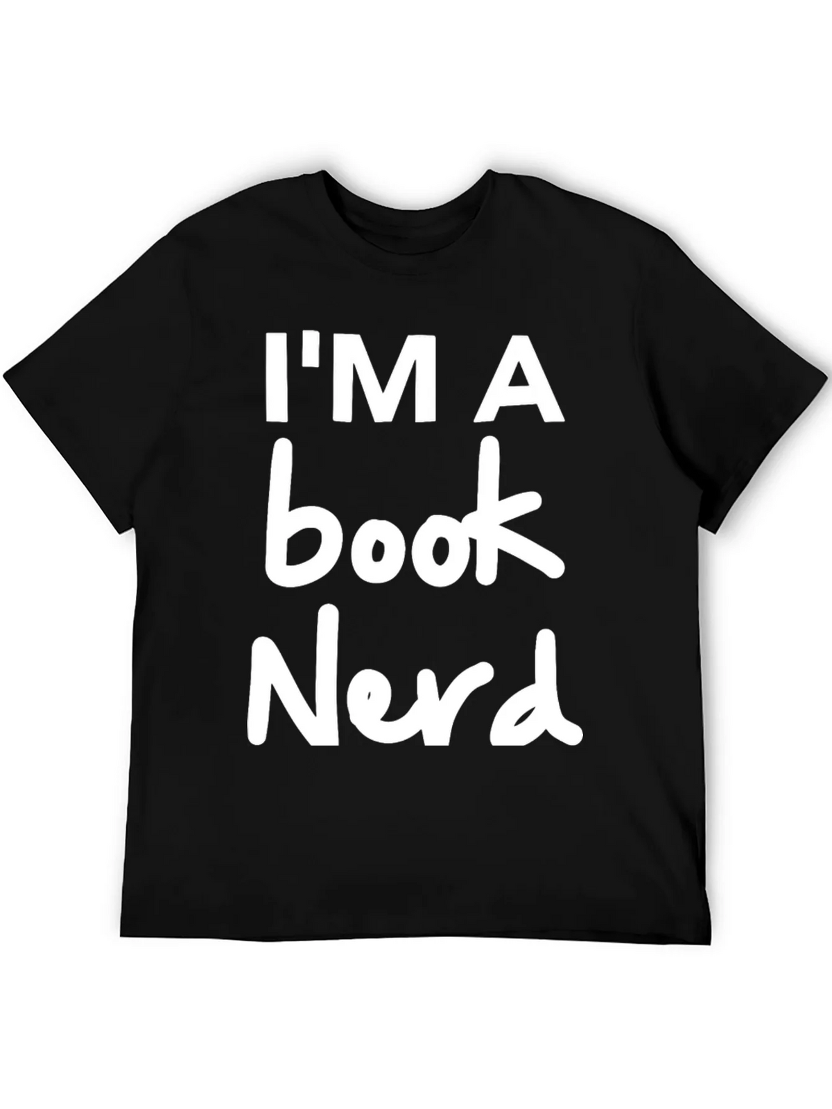 Im a Book Nerd T-Shirt - Black Crew Neck Novelty Tee product image 5