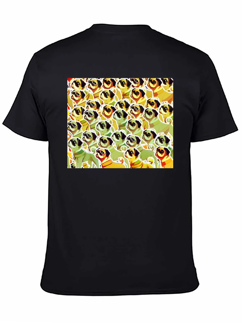 Pug Pattern Graphic T-Shirt - Unique Dog Lover Tee product image 4