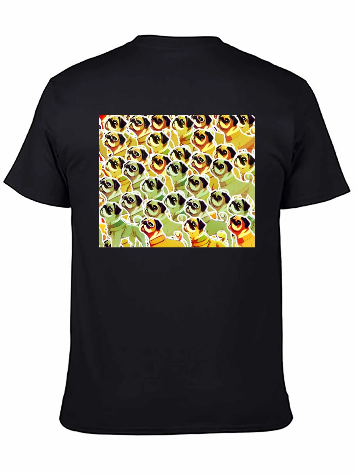 Pug Pattern Graphic T-Shirt - Unique Dog Lover Tee product image 4