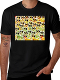 Pug Pattern Graphic T-Shirt - Unique Dog Lover Tee product image 1