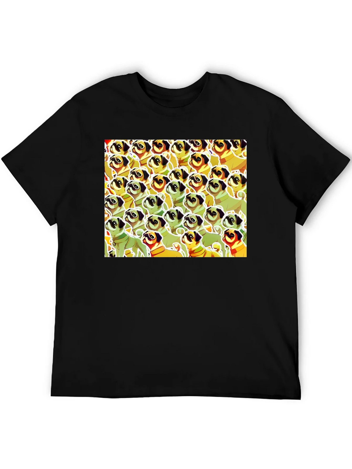 Pug Pattern Graphic T-Shirt - Unique Dog Lover Tee product image 5