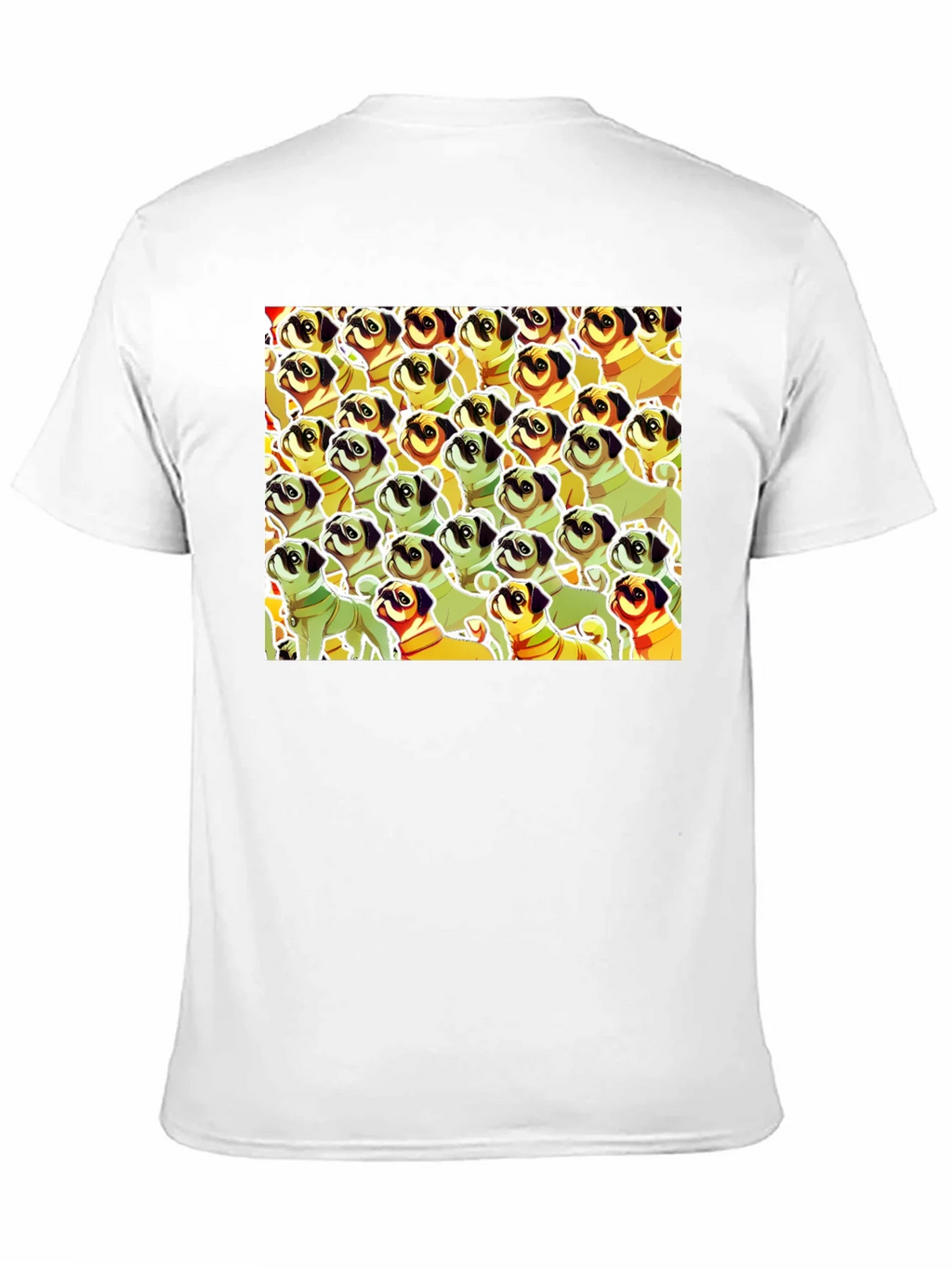 Pug Pattern Graphic T-Shirt - Unique Dog Lover Tee product image 10
