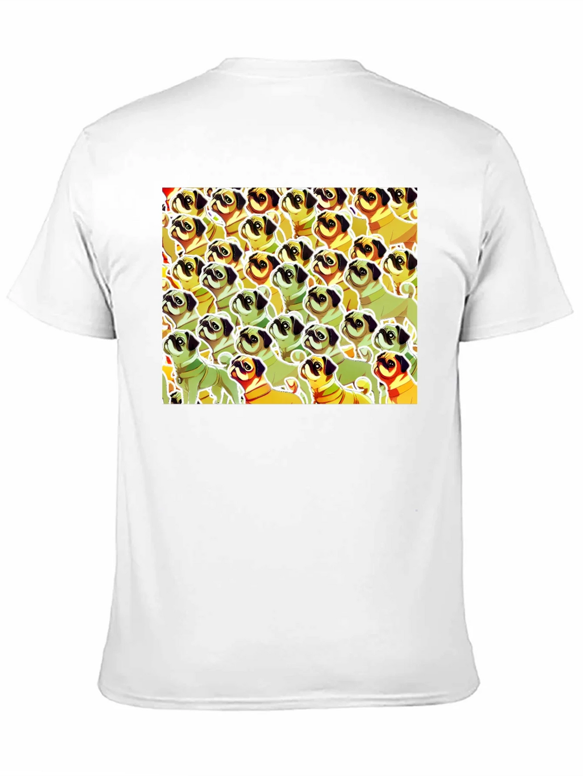 Pug Pattern Graphic T-Shirt - Unique Dog Lover Tee product image 10