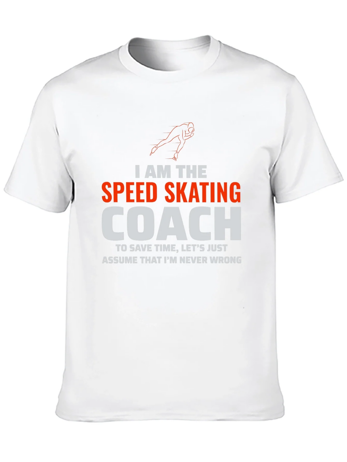 Speed Skating Coach T-Shirt - Funny Athlete Humor Tee product image 8