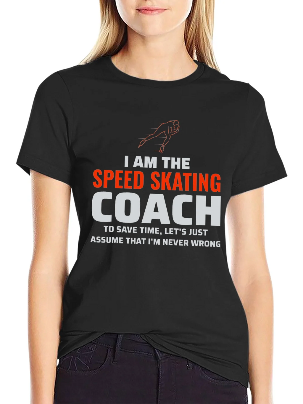Speed Skating Coach T-Shirt - Funny Athlete Humor Tee product image 2