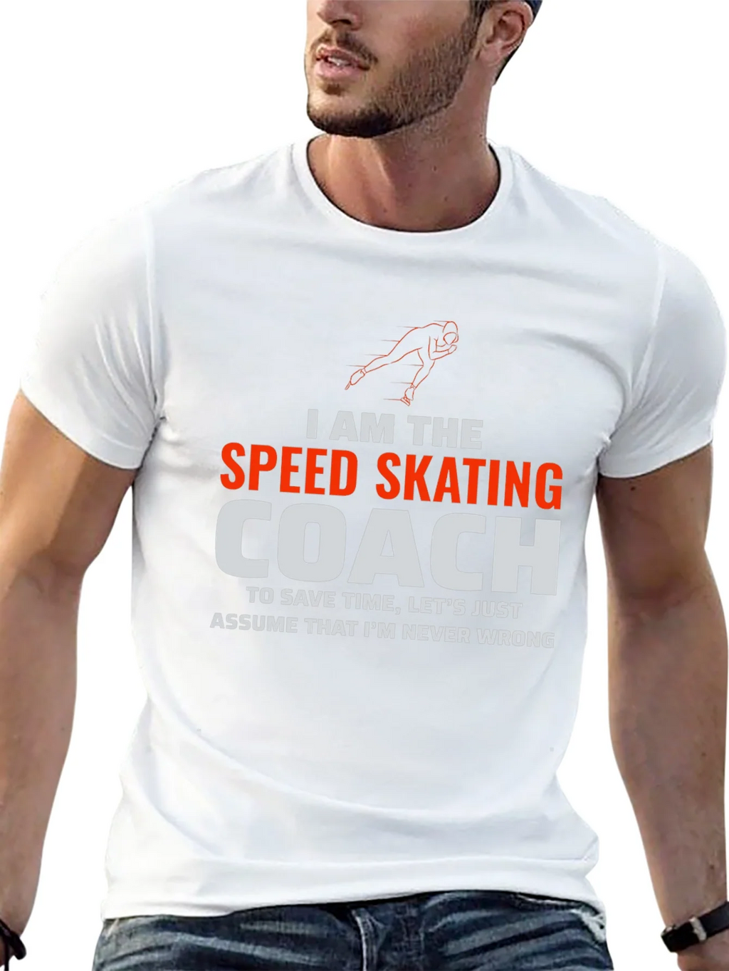 Speed Skating Coach T-Shirt - Funny Athlete Humor Tee product image 11