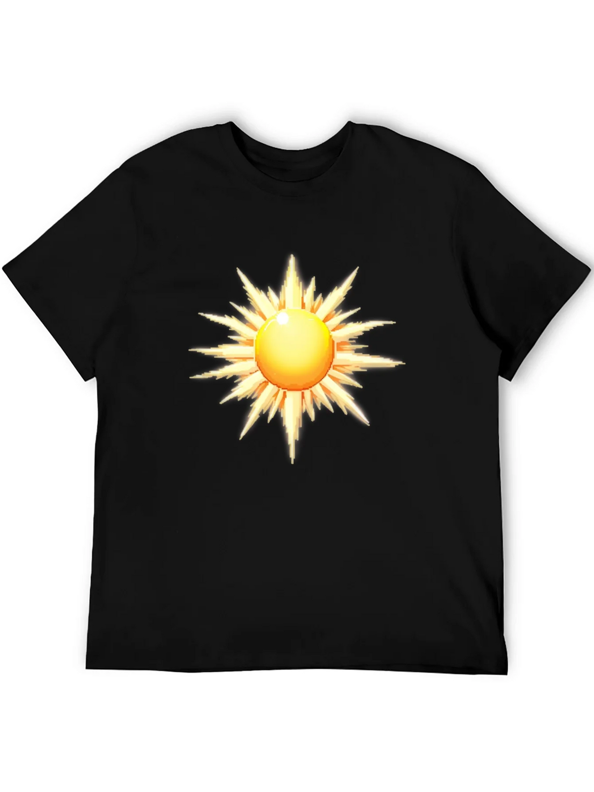Radiant Sun Graphic Black T-Shirt product image 5