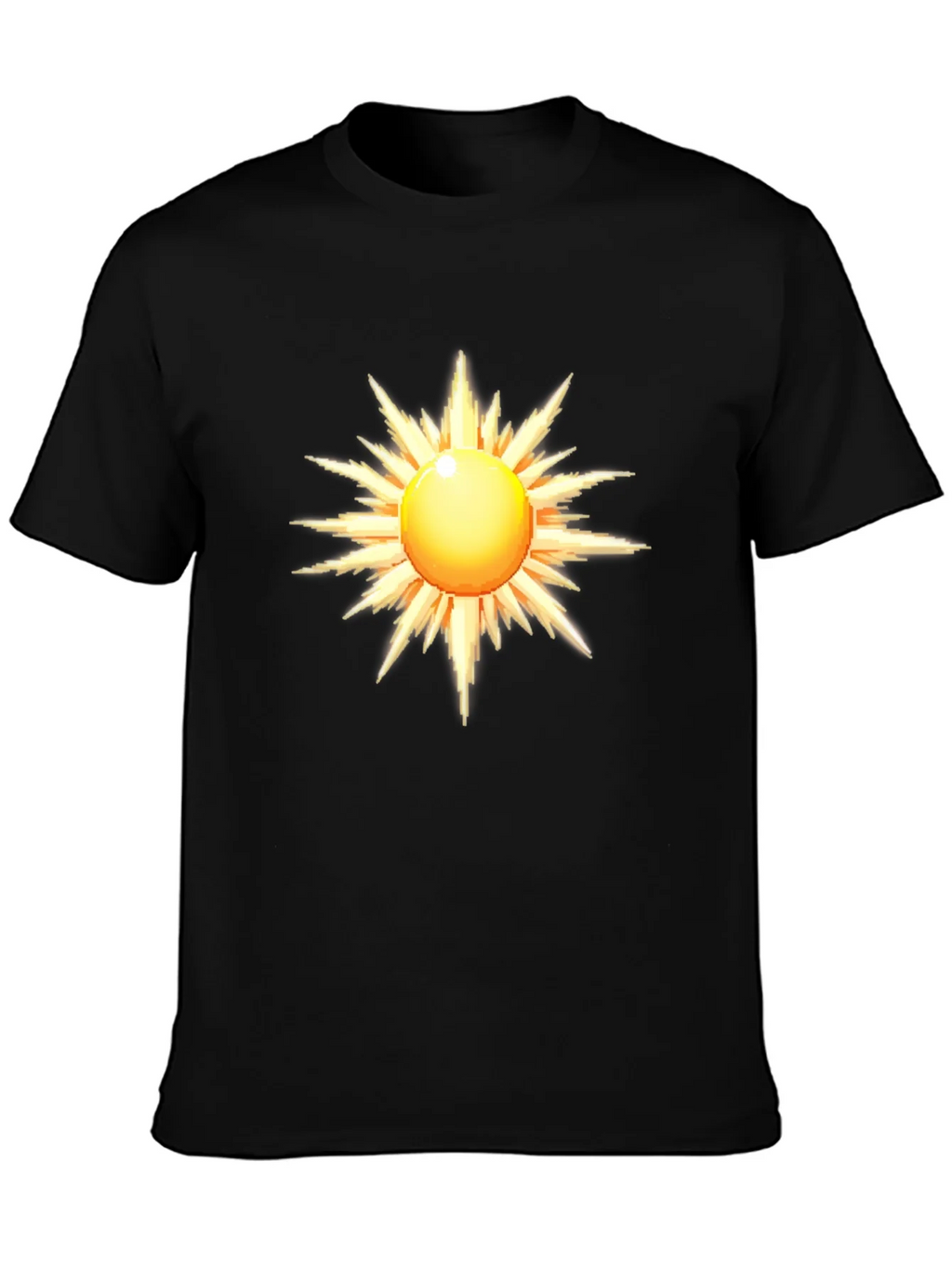 Radiant Sun Graphic Black T-Shirt product image 3