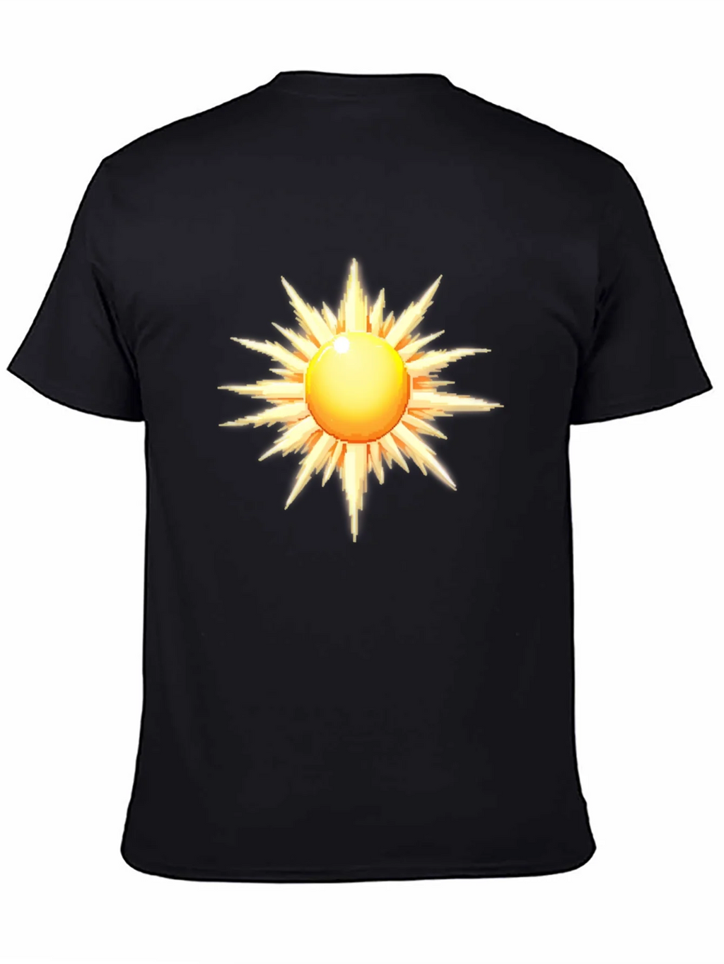 Radiant Sun Graphic Black T-Shirt product image 4