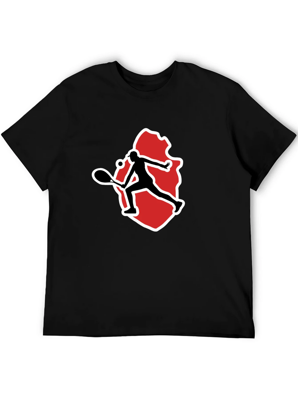 Tennis Player Graphic Tee - Black product image 5