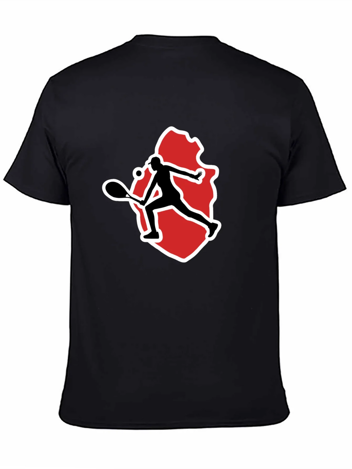 Tennis Player Graphic Tee - Black product image 4