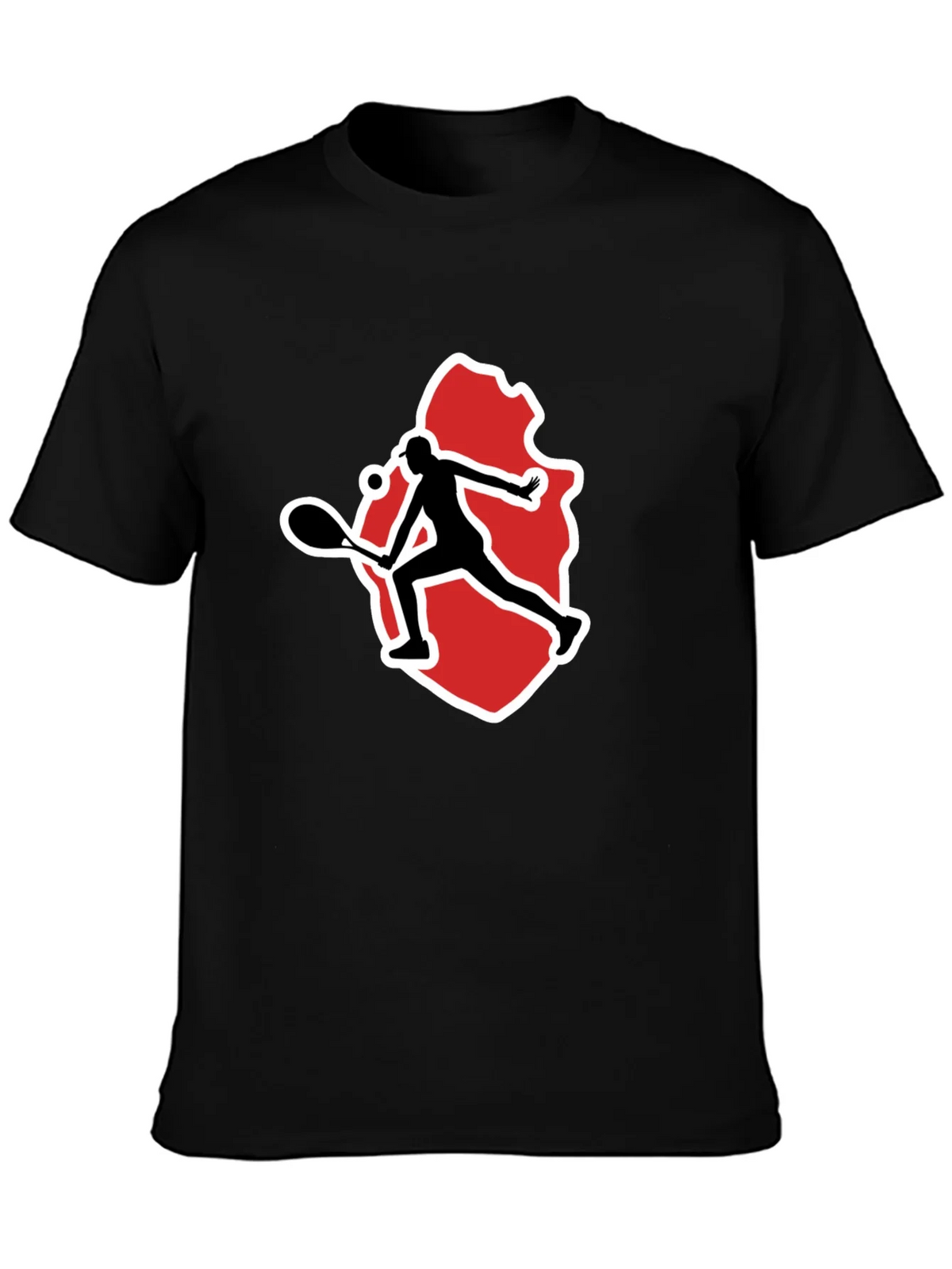 Tennis Player Graphic Tee - Black product image 3