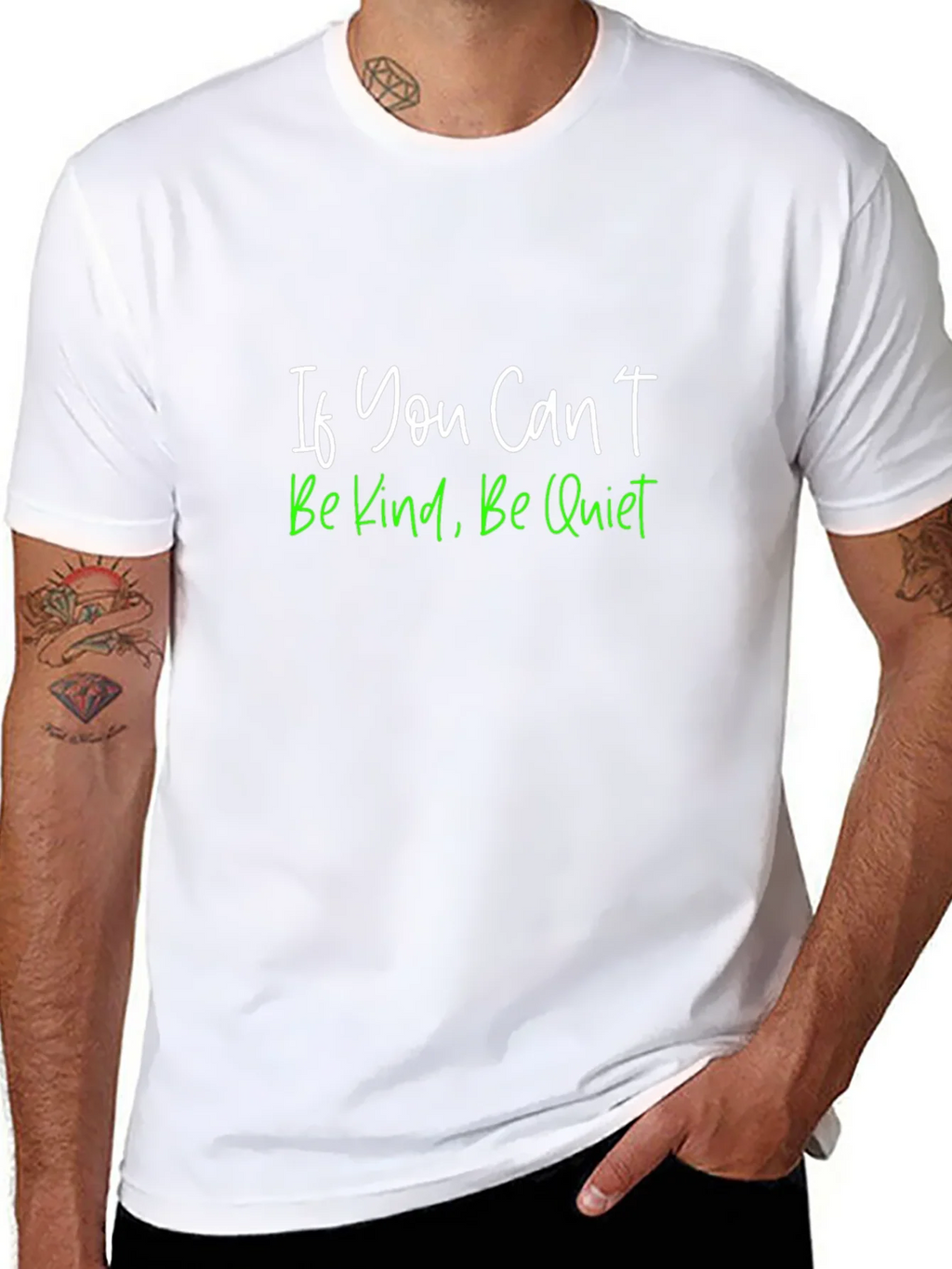Kindness T-Shirt - If You Cant Be Kind Be Quiet product image 6