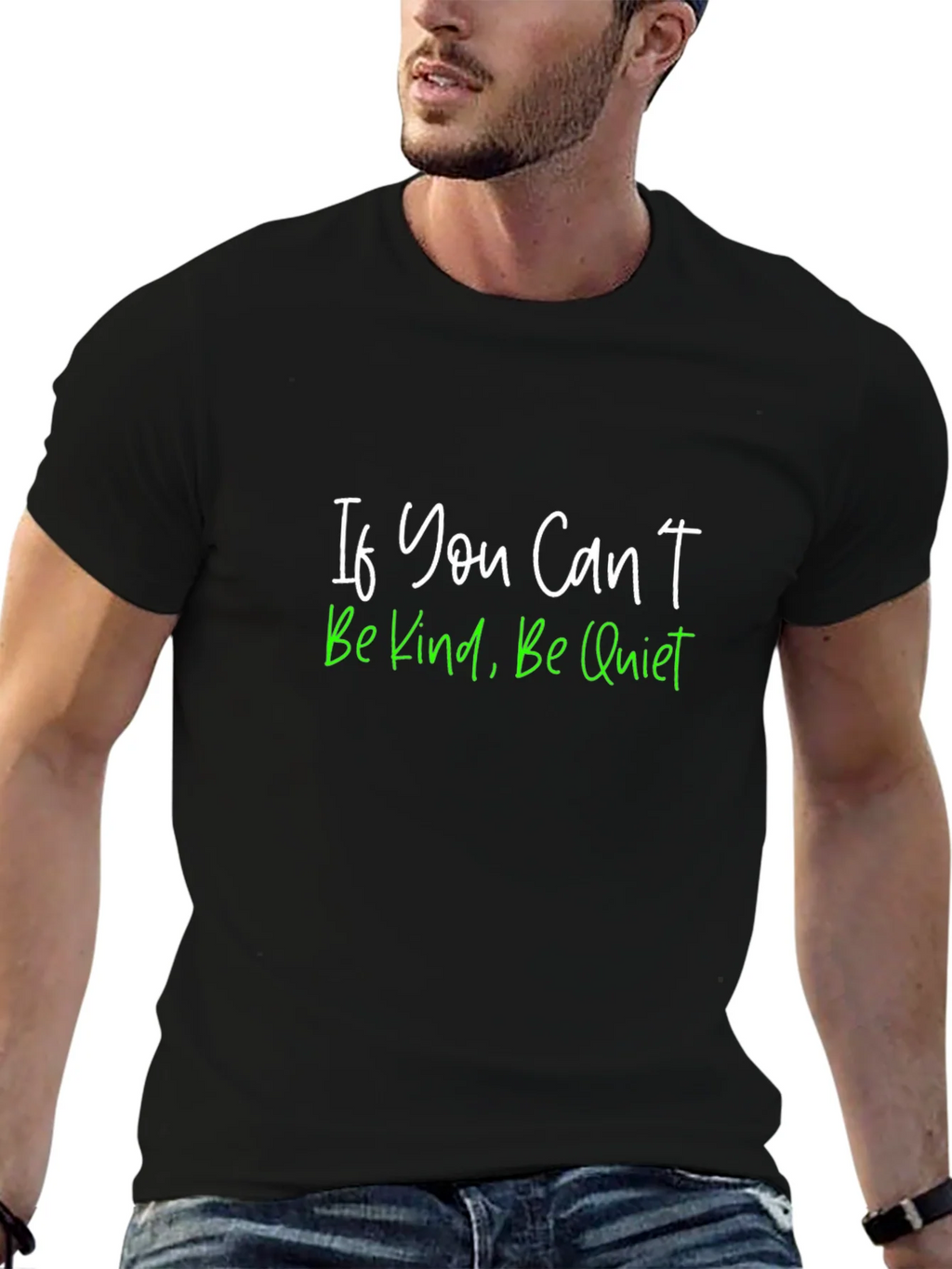 Kindness T-Shirt - If You Cant Be Kind Be Quiet product image 5