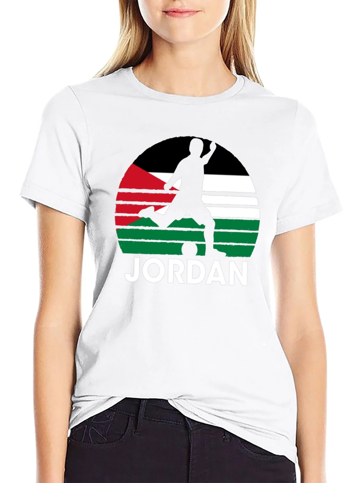 Jordan Soccer Flag Graphic Tee - Black product image 8