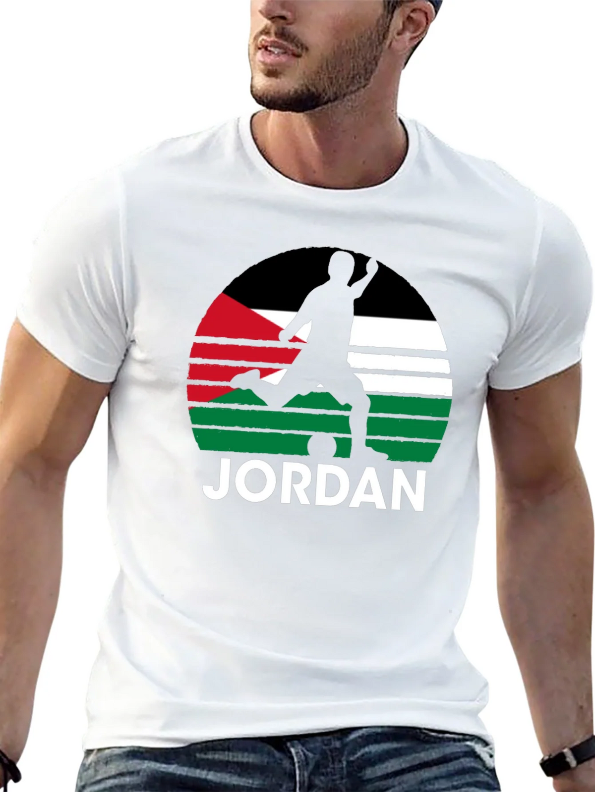 Jordan Soccer Flag Graphic Tee - Black product image 12