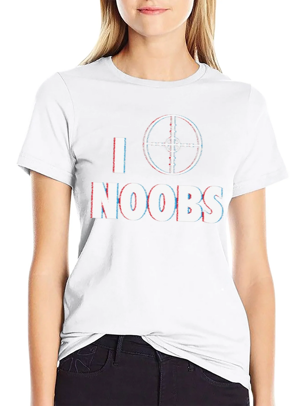 I Target Noobs Black T-Shirt - Gaming Humor Tee product image 8