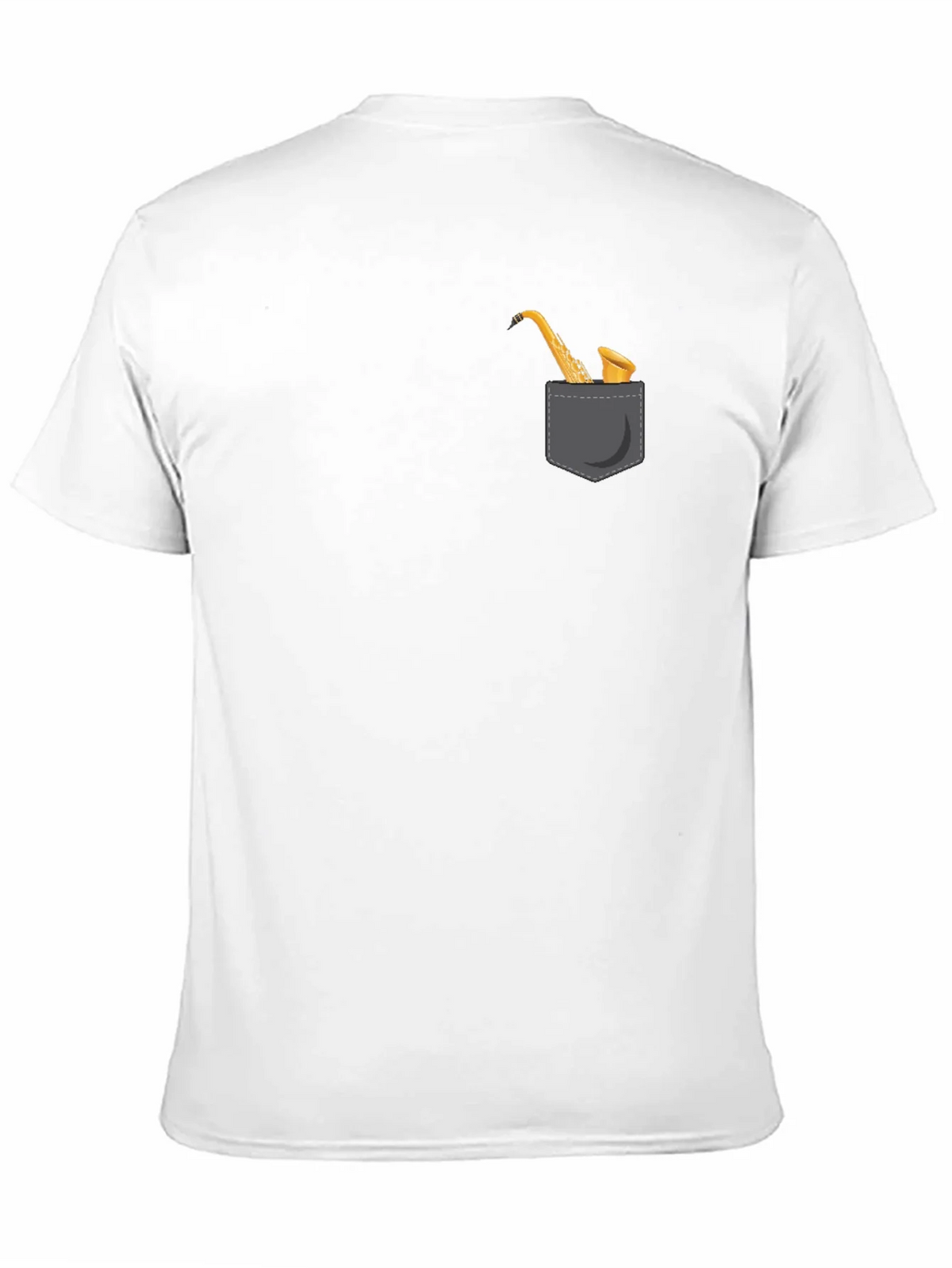 Saxophone Pocket Graphic Tee - Classic Black product image 10