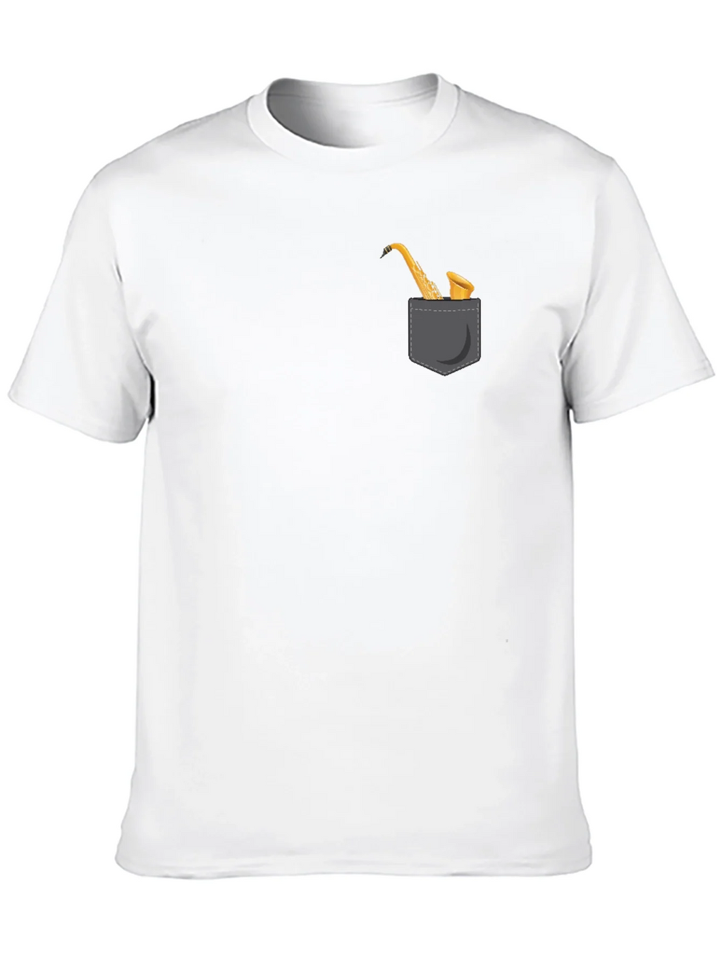 Saxophone Pocket Graphic Tee - Classic Black product image 9