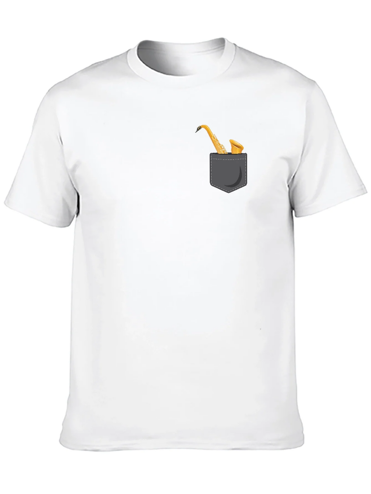 Saxophone Pocket Graphic Tee - Classic Black product image 9